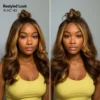 FLEXIGRIP 13x6 Body Wave HD Lace Front Wigs Human Hair for Women Lace Front Human Hair Wig with Baby Hair Natural Black