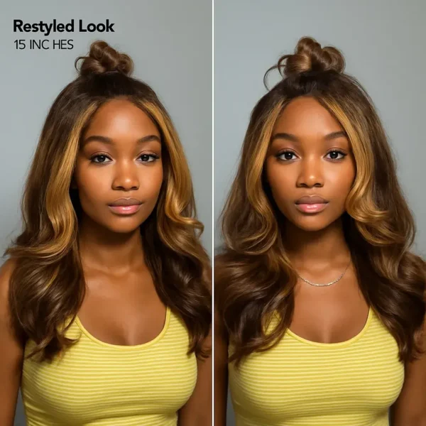 FLEXIGRIP 13x6 Body Wave HD Lace Front Wigs Human Hair for Women Lace Front Human Hair Wig with Baby Hair Natural Black