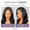 FLEXIGRIP 13x6 Body Wave HD Lace Front Wigs Human Hair for Women Lace Front Human Hair Wig with Baby Hair Natural Black